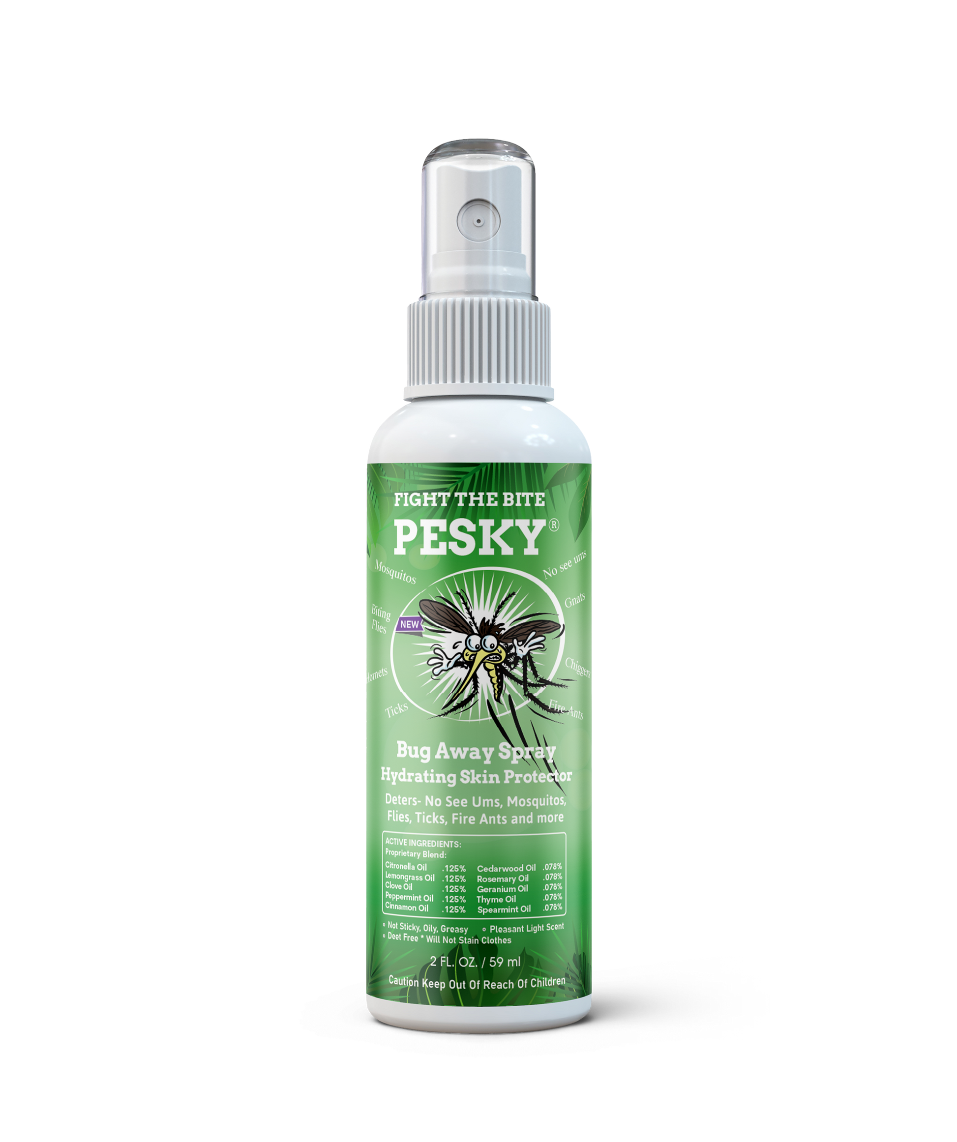 mosquito spray for indoor plants PESKY® Bug Away Spray Plant-Based Insect Deterrent for No-See-Ums, Mos