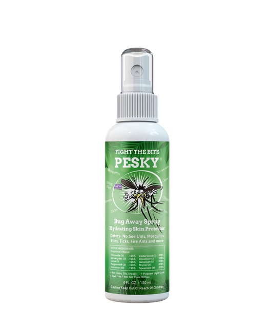 PESKY® Bug Away Spray Plant-Based Insect Deterrent for No-See-Ums, Mosquitoes & Ticks
