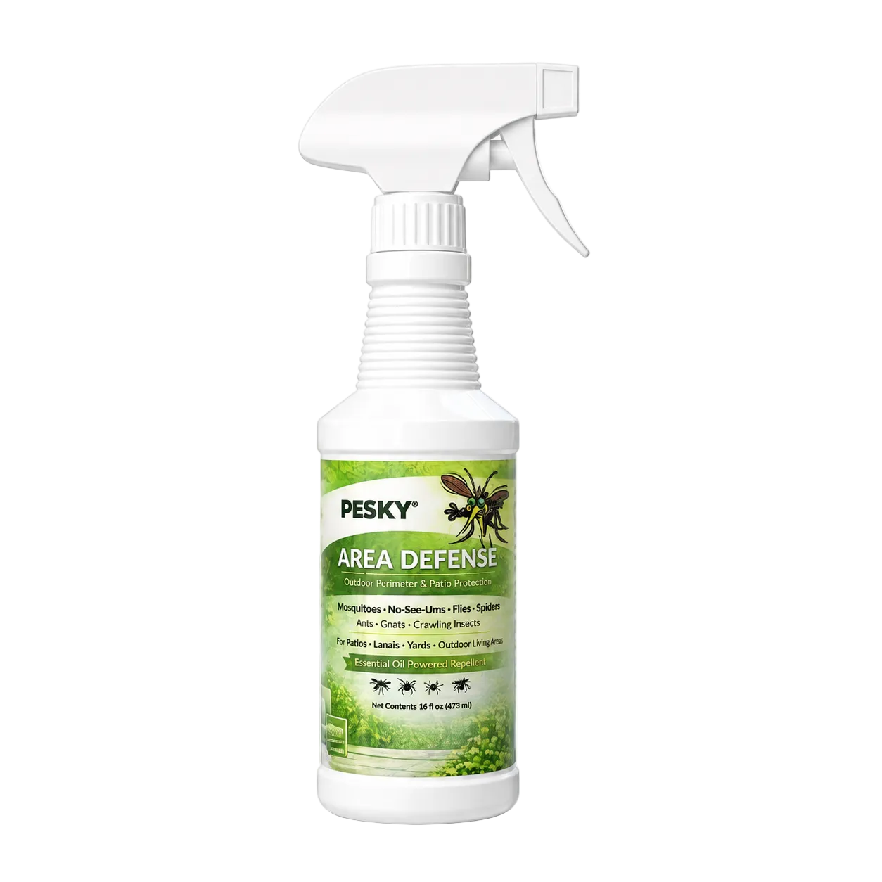 PESKY® Area Defense Spray Plant-Based Insect Deterrent for Outdoor Living Areas