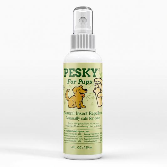 🐶 PESKY® for Pups Plant-Based Insect Deterrent Spray for Dogs