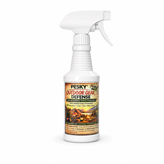 PESKY® Outdoor Gear Defense Spray | Botanical Formula for Tents, Clothing & Equipment | Helps Deter Mosquitoes, No-See-Ums & Biting Insects