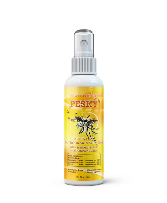 PESKY® Bug Away - All In One Outdoor Skin Solution with Skin Protecting Non-Nano Zinc Oxide