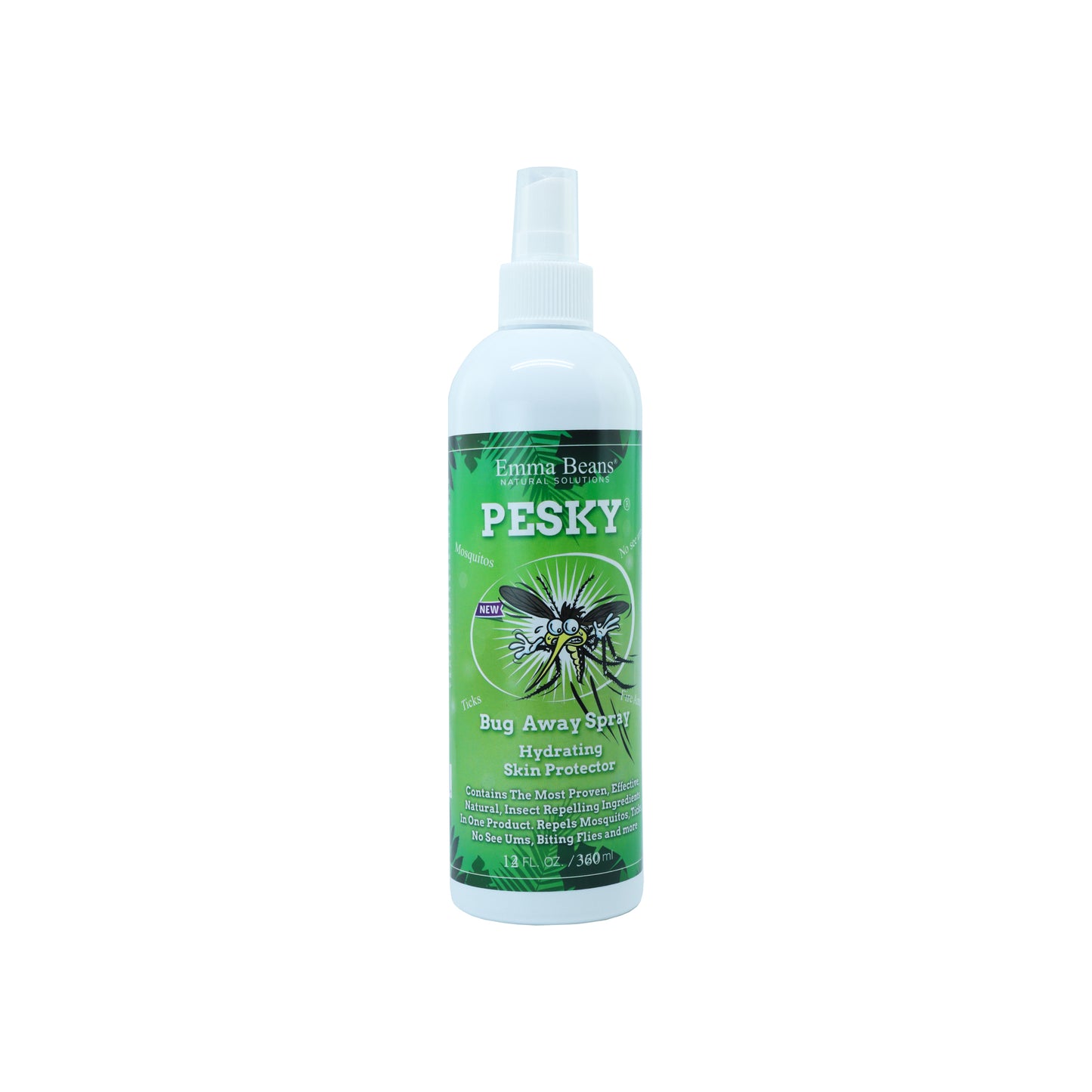 PESKY® Bug Stay Away Spray Plant-Based Insect Deterrent for No-See-Ums, Mosquitoes & Ticks- 32oz Refill